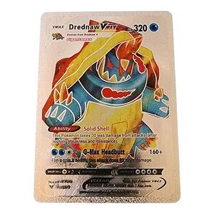 💖Collector's Drednaw V-Max 320hp Silver Foil Pokémon Card
